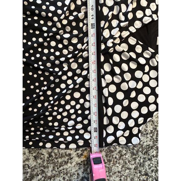 Catherine's Womens Dress Maxi 3X 26/28 Polka Dots Beach Empire Waist Sleeveless - Picture 10 of 14